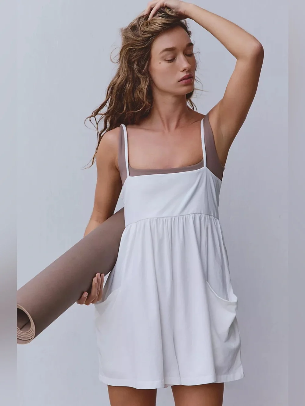 Free People Hot Shot Strappy Romper